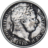 1817 Shilling - George III British Silver Coin