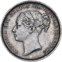 1883 Shilling - Victoria British Silver Coin - Very Nice