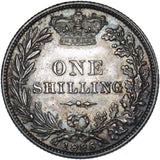 1885 Shilling - Victoria British Silver Coin - Very Nice