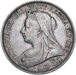 1896 Shilling - Victoria British Silver Coin - Very Nice