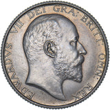 1902 Matt Proof Shilling - Edward VII British Silver Coin - Superb