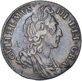 1697 Sixpence - William III British Silver Coin - Nice
