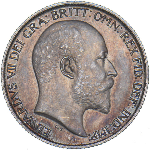 1902 Matt Proof Sixpence - Edward VII British Silver Coin - Superb