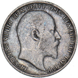 1903 Sixpence - Edward VII British Silver Coin