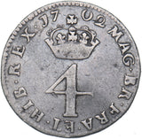 1702 Maundy Fourpence - Anne British Silver Coin