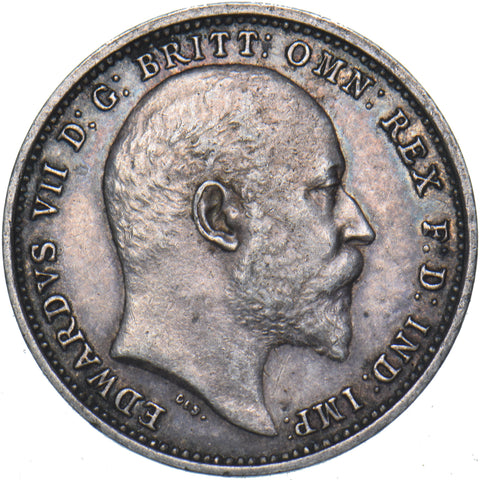 1904 Maundy Fourpence - Edward VII British Silver Coin - Very Nice