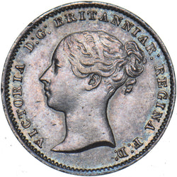 1851 Threepence - Victoria British Silver Coin - Very Nice