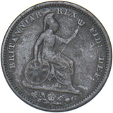 1828 Half Farthing - George IV British Copper Coin
