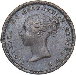 1842 Half Farthing - Victoria British Copper Coin - Nice
