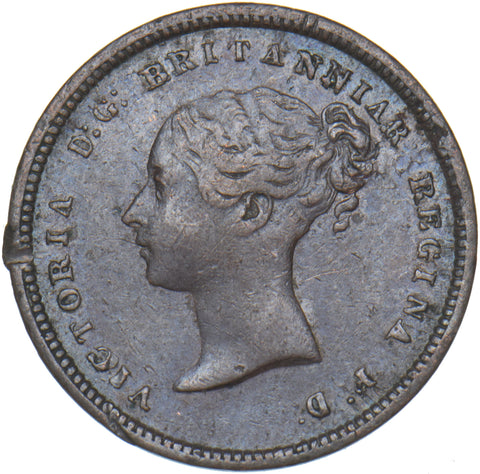 1842 Half Farthing - Victoria British Copper Coin - Nice