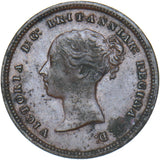 1852 Half Farthing - Victoria British Copper Coin - Nice