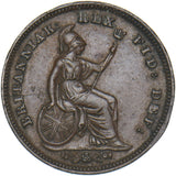 1835 Third Farthing - William IV British Copper Coin - Very Nice