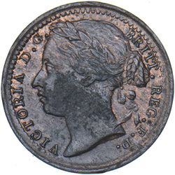 1866 Third Farthing - Victoria British Bronze Coin - Very Nice