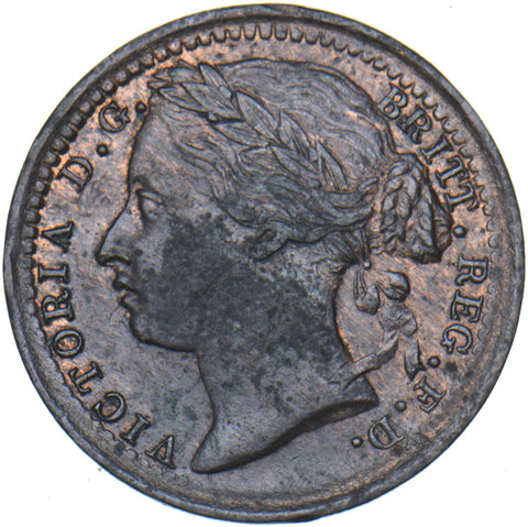 1866 Third Farthing - Victoria British Bronze Coin - Very Nice