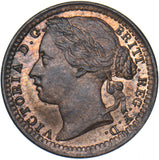1868 Third Farthing - Victoria British Bronze Coin - Superb
