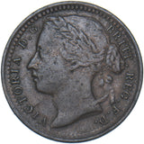 1868 Third Farthing - Victoria British Bronze Coin - Nice