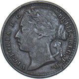 1878 Third Farthing - Victoria British Bronze Coin - Nice