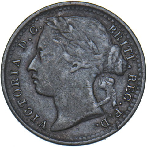1878 Third Farthing - Victoria British Bronze Coin - Nice