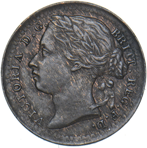 1885 Third Farthing - Victoria British Bronze Coin - Very Nice