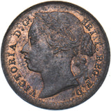 1885 Third Farthing - Victoria British Bronze Coin - Superb