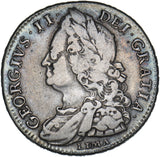 1746 Halfcrown (6 Over 5) - George II British Silver Coin - Nice