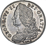 1746 Halfcrown - George II British Silver Coin - Nice