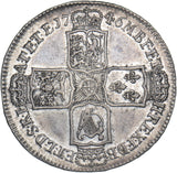 1746 Halfcrown - George II British Silver Coin - Nice