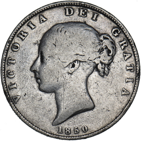 1850 Halfcrown - Victoria British Silver Coin