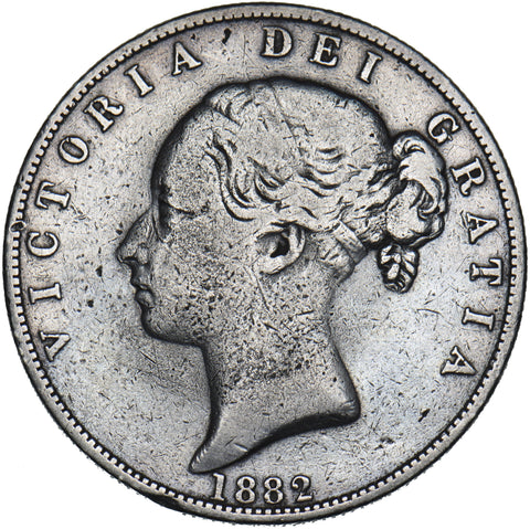 1882 Halfcrown - Victoria British Silver Coin