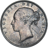 1883 Halfcrown (Edge Holed) - Victoria British Silver Coin
