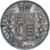 1883 Halfcrown (Edge Holed) - Victoria British Silver Coin