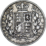 1886 Halfcrown - Victoria British Silver Coin