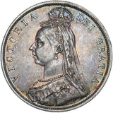 1887 Halfcrown - Victoria British Silver Coin - Very Nice