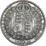 1892 Halfcrown - Victoria British Silver Coin