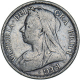 1899 Halfcrown - Victoria British Silver Coin