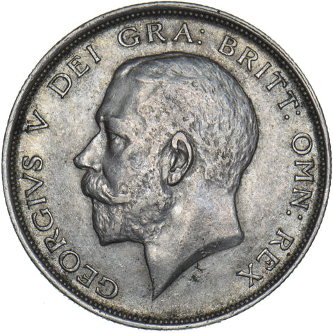 1911 Halfcrown - George V British Silver Coin - Very Nice