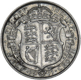 1911 Halfcrown - George V British Silver Coin - Very Nice