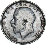 1913 Halfcrown - George V British Silver Coin