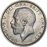 1915 Halfcrown - George V British Silver Coin - Nice