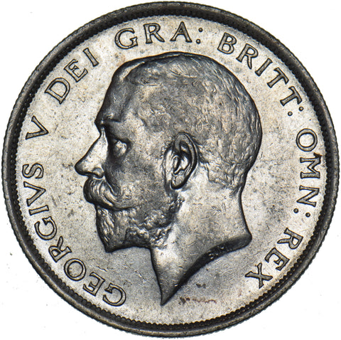 1918 Halfcrown - George V British Silver Coin - Nice