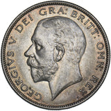 1928 Halfcrown - George V British Silver Coin - Superb