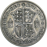 1930 Halfcrown - George V British Silver Coin - Nice