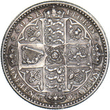 1849 Godless Florin - Victoria British Silver Coin - Very Nice