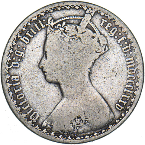 1875 Gothic Florin - Victoria British Silver Coin