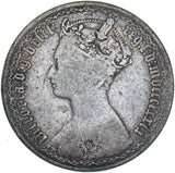 1879 Gothic Florin - Victoria British Silver Coin