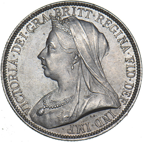 1893 Florin - Victoria British Silver Coin - Superb