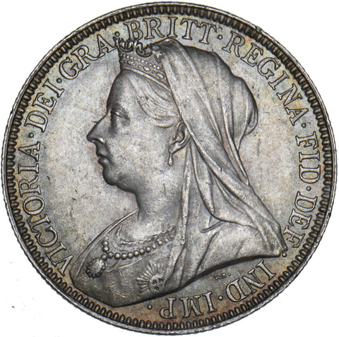 1897 Florin - Victoria British Silver Coin - Superb
