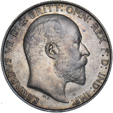 1902 Florin - Edward VII British Silver Coin - Very Nice