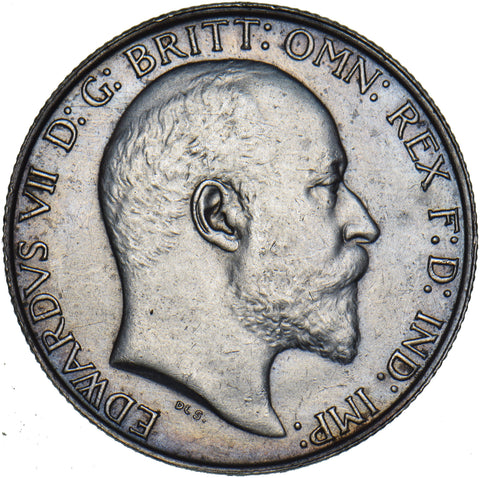 1903 Florin - Edward VII British Silver Coin - Very Nice