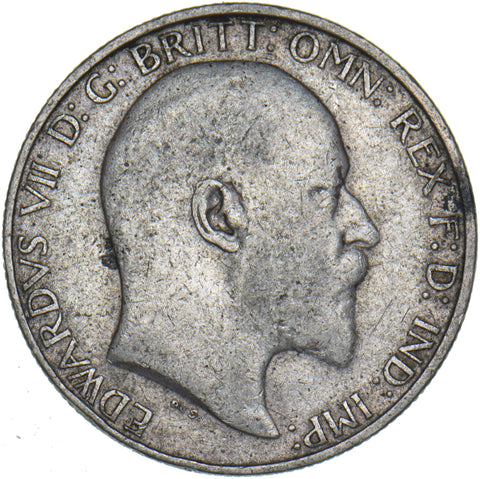 1908 Florin - Edward VII British Silver Coin